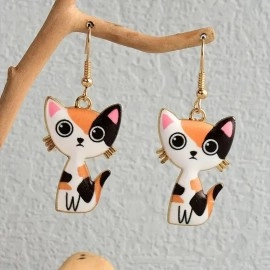 Сережки плямисті котики