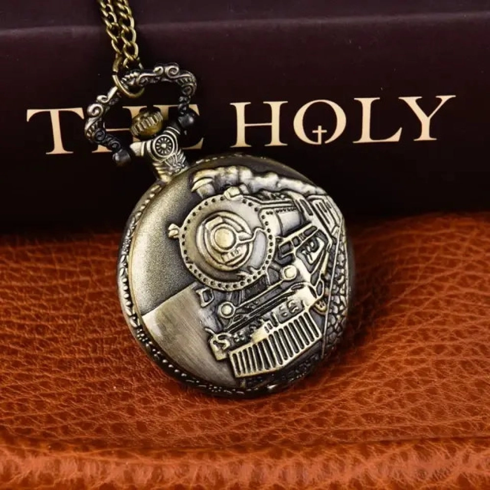 Кишеньковий годинник Бронзовий локомотив