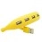 USB-адаптер на 4-порти у формі банана
