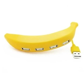 USB-адаптер на 4-порти у формі банана