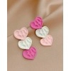 Яскраві літні сережки Сердечка