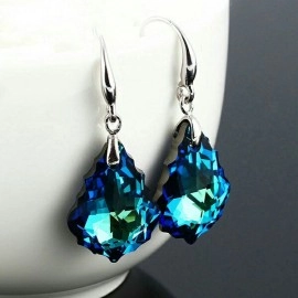 Сережки сині Північне Сяйво