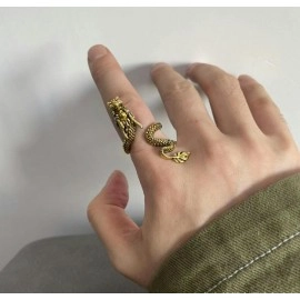 Каблучка для сигарети Золотий Дракон