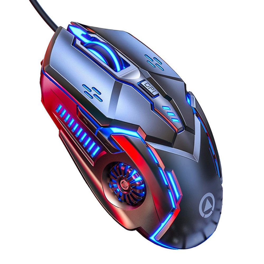 Мишка ігрова G5, 3200 DPI, 7 кольорів RGB, миша для ноутбука чи комп'ютера дротова