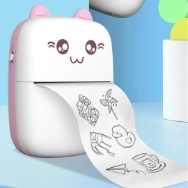 Портативний принтер для етикеток Кошеня Hand Mini Printer