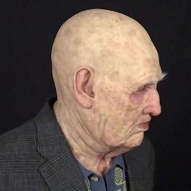 Латексна маска старого лисого дідуся