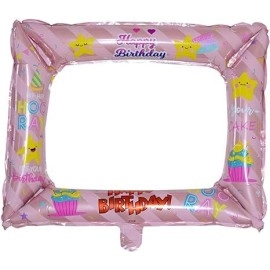 Повітряна кулька із фольги Фоторамка Happy birthday