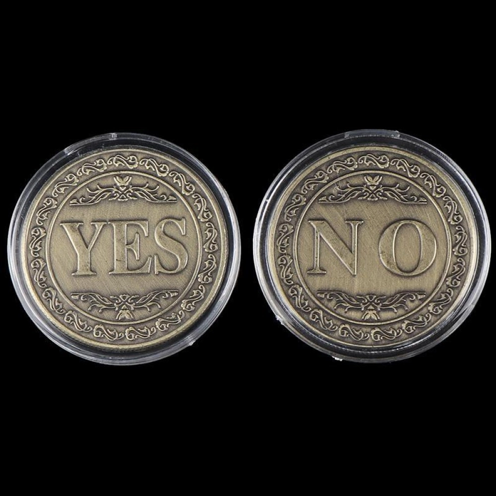 Монета прийняття рішень Так/Ні Yes/No