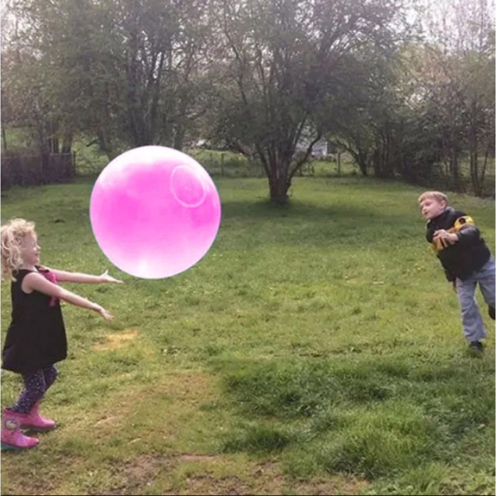 Надувний м'яч Wubble Bubble 60см рожевий