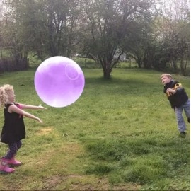 Надувний м'яч Wubble Bubble 60см Фіолетовий