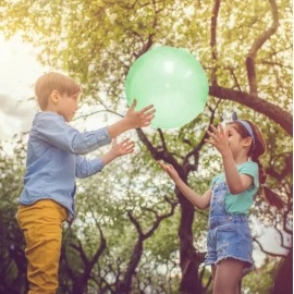 Надувний м'яч Wubble Bubble 35см зелений