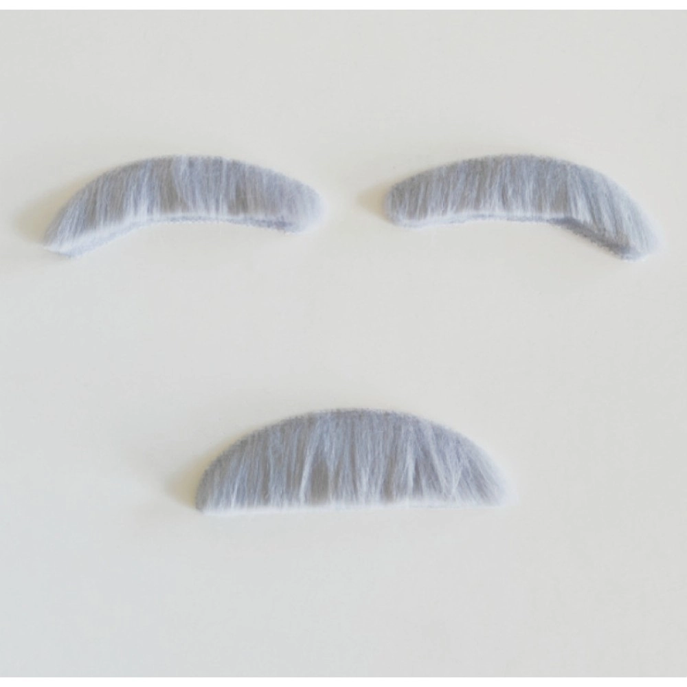 Набір вуса і сиві брови