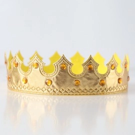 Тканинна корона Короля, королеви золота