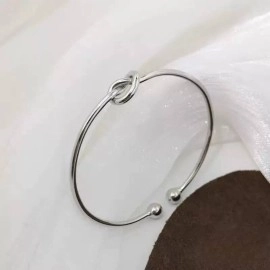 Браслет Вузол сріблястий