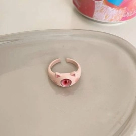 Каблучка Мультяшний монстрик, рожевий